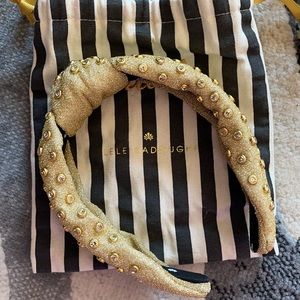 Lele Sadoughi Gold Embellished Headband